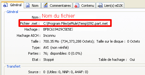 infos détaillées